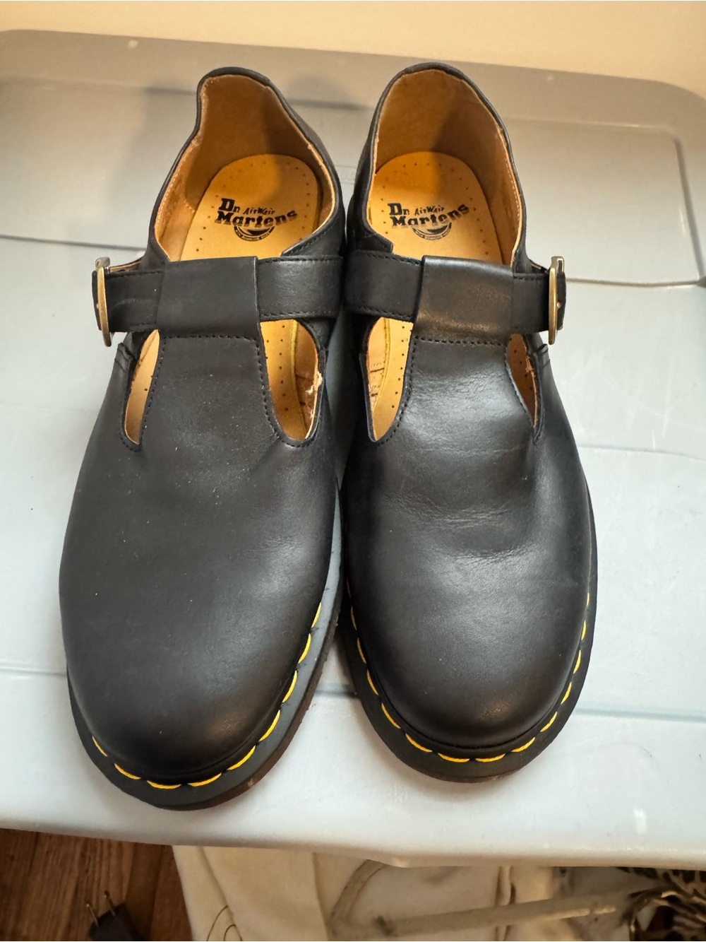 Dr. Martens' Black Mary Jane Shoes with Buckle (Women’s 11/ EU 43)- NWOT - Picture 2 of 4